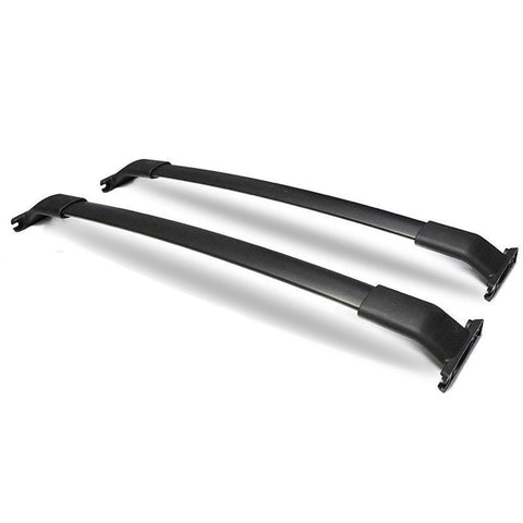 13-16 Mazda CX-5 CX5 OE Style Cross Bar Roof Rack Black Aluminum