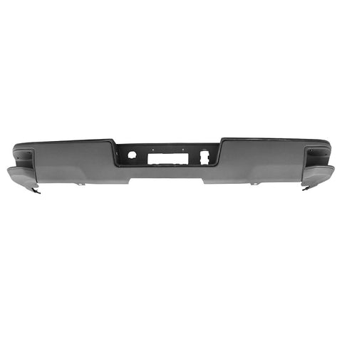 14-18 Silverado GMC Sierra Black Rear Step Bumper w/o Sensor Holes