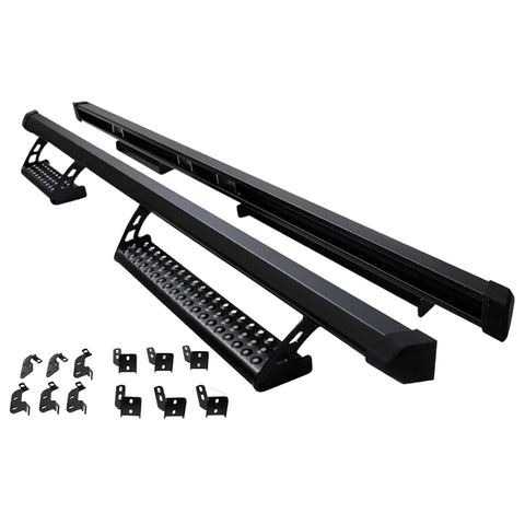 07-17 Jeep Wrangler 4Door Offroad Style Running Boards Nerf Bars