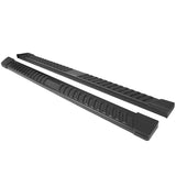 15-23 Ford F150 SuperCrew Cab V Style Running Boards Side Step Bar Black