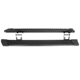 15-22 Ford F150 Super Cab V Style Running Boards Side Step Bars Black