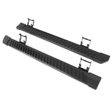 15-22 Ford F150 Super Cab V Style Running Boards Side Step Bars Black