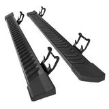 15-22 Ford F150 Super Cab V Style Running Boards Side Step Bars Black