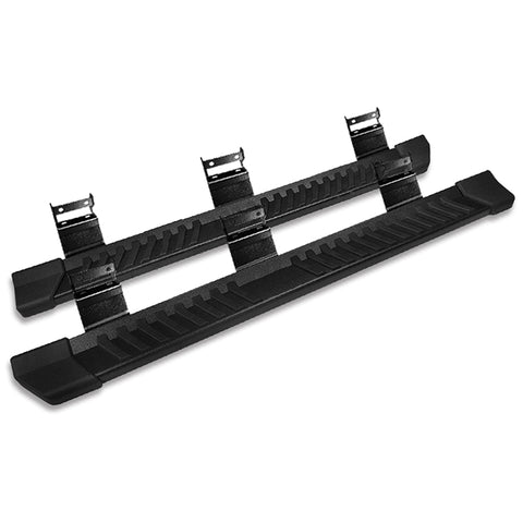 17-22 Ford F250 Superduty Crew Cab V Style Running Board Side Step Bar Pair