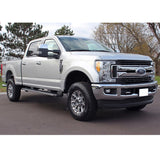 17-21 Ford F250 Superduty Crew Cab 32" V Style Running Boards Silver