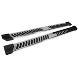 17-21 Ford F250 Superduty Crew Cab 32" V Style Running Boards Silver