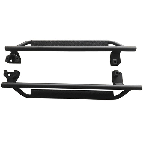 07-17 Jeep Wrangler 2 Door Side Step Bar Running Boards Nerf Bar Black