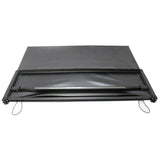 05-11 Dodge Dakota Quad Cab 5 Feet Bed Tri-Fold Soft Tonneau Cover Black