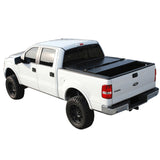 04-08 Ford F-150 05-08 Mark LT 5.5 Feet Bed Tri-Fold Soft Tonneau Cover Black