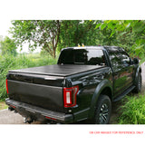 07-13 Chevy Silverado/GMC Sierra 6.5Ft Bed Hard Quad-Fold Tonneau Cover FRP