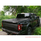 15-21 Ford F150 5.5Ft Bed Hard Quad-Fold Style Trunk Tonneau Cover - FRP