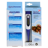 LCD No-Touch Infrared Digital Forehead Thermometer Baby Adult Body Temperature Gun