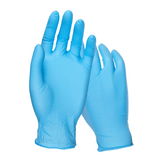 Blue Nitrile Powder Free Rubber Gloves Non Vinyl Latex{S-M-L-XL} 100PCS/Box, 10Boxes/Case