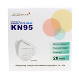 20 PCS KN95 Breathable Disposable Respirator Protective Face Mask