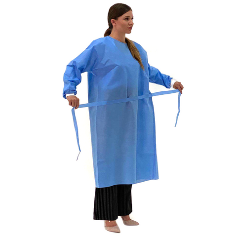 Overall Isolation Gown Protective Suit Work Clothing Full Protection US