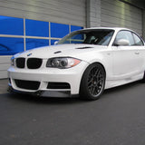 08-13 BMW E82 M-Tech M Sport Only Front Bumper Lip - Carbon Fiber