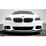 11-16 BMW F10 5 Series M-Tech M Sport AK Style Front Bumper Lip - Carbon Fiber