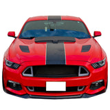 15-17 Ford Mustang Performance Front Bumper Lip Spoiler Carbon Fiber