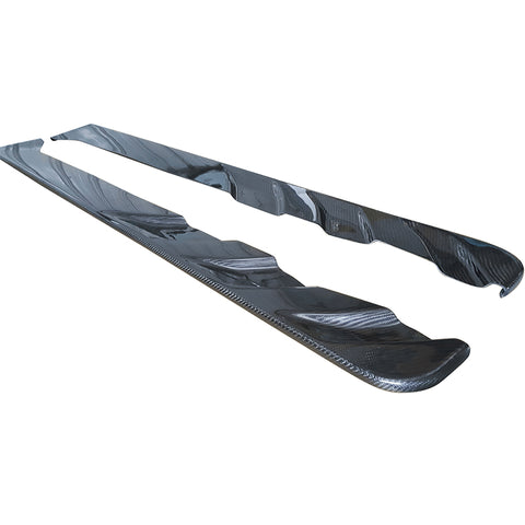 09-16 Mitsubishi Lancer EVO X Jun Style Side Skirts - Carbon Fiber