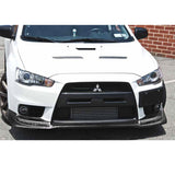 08-15 Mitsubishi Lancer EVO X 10 4Dr VR Style Front Bumper Lip CF