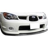 06-07 Subaru Impreza WRX STI 4Dr Front Bumper Lip Carbon Fiber
