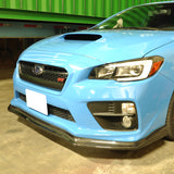 15-18 Subaru WRX STI 4Dr CS Style Front Bumper Lip Carbon Fiber CF