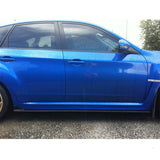 15-16 Subaru WRX 4Dr STI Style Side Skirts Carbon Fiber