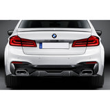 17-19 BMW 5 Series G30 MP Style Type 2 Rear Bumper Lip Diffuser