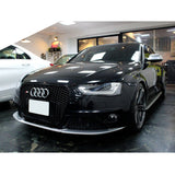 13-15 Audi A4 S4 RS4 Style Front Bumper Conversion with Black Grille