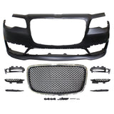 15-19 Chrysler 300 S Model Front Bumper Cover With Grille No Sensor Hole - PP