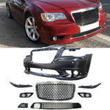 11-14 Chrysler 300 SRT8 Style Front Bumper Cover with Grille Bodykit PP