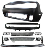 15-17 Dodge Challenger SRT HellCat Style Front Bumper with Grille Lip PP