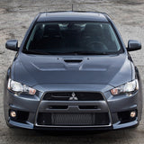 08-15 Mitsubishi Lancer EVO Front Bumper Cover Conversion with Chrome Grill - PP