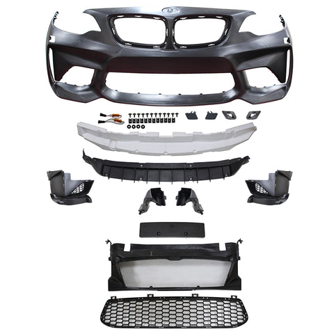 14-18 BMW F22 F23 2 Series M2 Style Front Bumper Bodykit Conversion - PP