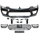17-19 BMW G30 Sedan M5 Style Front Bumper Cover with Fog Cover