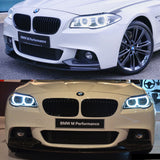 11-16 BMW F10 LCI Performance Style Front Bumper with Fog Lamp Cover R/L