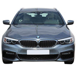 17-18 BMW G30 5 Series M-Tech Front Bumper Cover DRL Mesh - PP