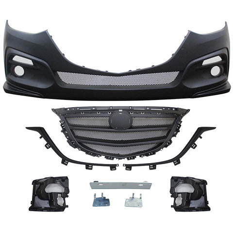 14-16 Mazda 3 KS Style Front Bumper Conversion