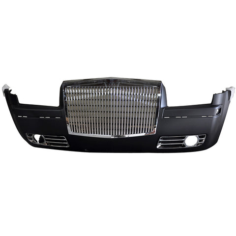 05-10 Chrysler 300  Front Bumper with Rolls-Royce Style Grille Chrome