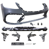 17-19 Mercedes Benz W222 S550 S600 AMG Style Front Bumper Cover Conversion With PDC Holes