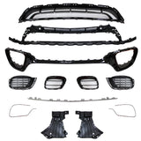 17-19 Mercedes Benz W222 S550 S600 AMG Style Front Bumper Cover Conversion With PDC Holes