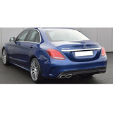 15-18 Benz W205 C63 AMG Style Rear Bumper Conversion