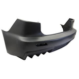 08-15 Mitsubishi Lancer EVO Rear Bumper Conversion Cover Single Outlet - PP
