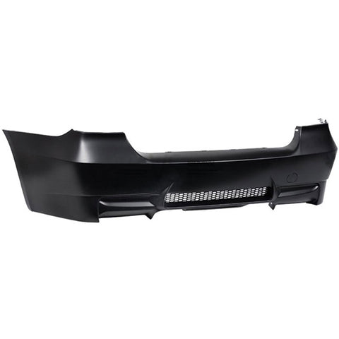 06-11 E90 Rear Bumper Cover M3 Style with Diffuser Dual Twin Muffler Outlets - PP