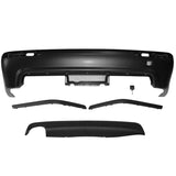97-03 BMW E39 M5 Style Rear Bumper Twin Muffler Signle Out - PP