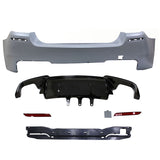 11-16 BMW F10 M5 Style Rear Bumper Conversion W/ Twin Outlet Kits