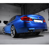 11-16 BMW F10 M5 Style Rear Bumper Conversion W/ Twin Outlet Kits