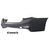 17-18 BMW G30 Sedan M5 Style Rear Bumper Bodykit Conversion with Diffuser - PP