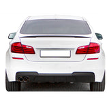 11-16 F10 528i M-P Style Rear Bumper Cover Twin Muffler Single Outlet