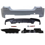 11-16 F10 M-Performance Rear Bumper Cover Twin Muffler Dual Outlet - PP
